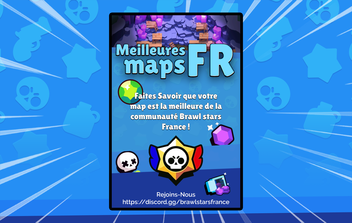 Concours 350 Gemmes A Gagner Brawl Stars France - brawl stars personnages maps